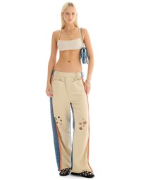 THE TALES - The Tales Denim Patched Sweat Jeans