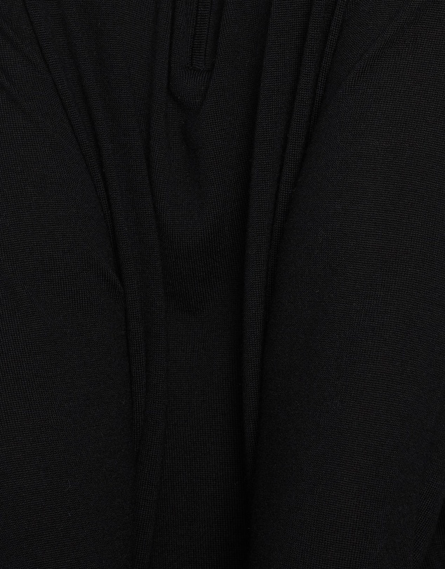 3 Wise Men - 3 Wise Men Harvey Zip Neck Merino Knit - Black