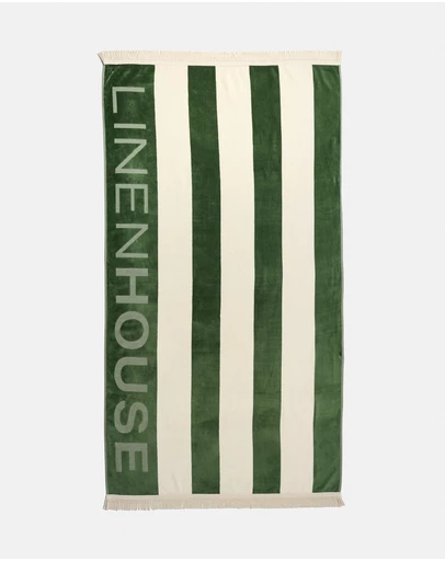 Linen House - Linen House Logo Beach Towel