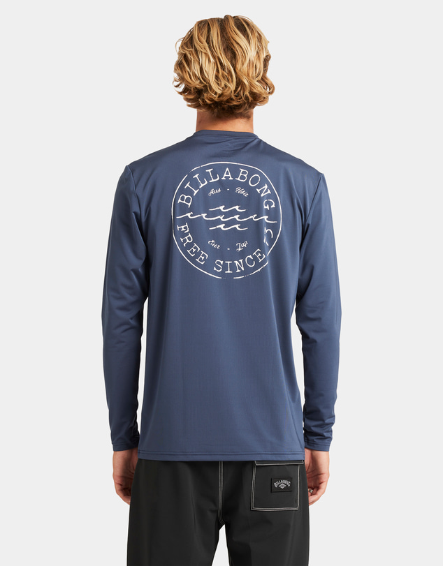 Billabong - Mens Big Wave Daz Long Sleeve Rash Vest