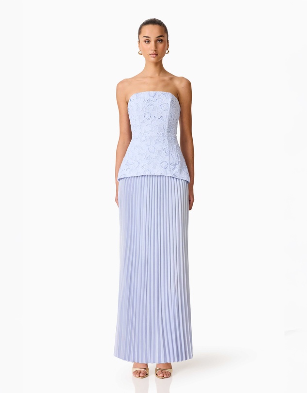 Elliatt - Lacy Strapless Gown