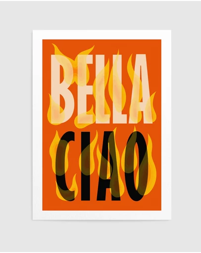 Olive et Oriel - Bella Ciao by Paulina Budka Art Print
