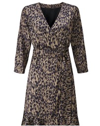 Sosandar - Leopard Print Wrap Dress