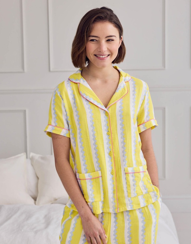Chelsea Peers - Stripe Long Pyjama Set