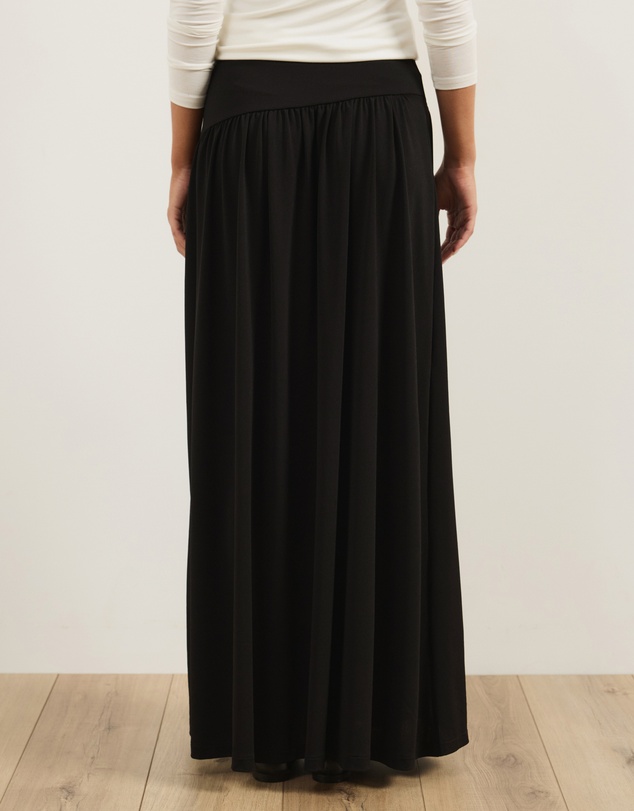 Atmos&Here - Marin Asymmetric Waistline Maxi Skirt