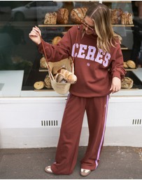 Ceres Life - Gigi Wide Leg Terry Trackpant
