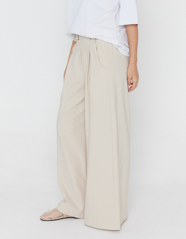 ALEXANDRA - Bali Pants Beige