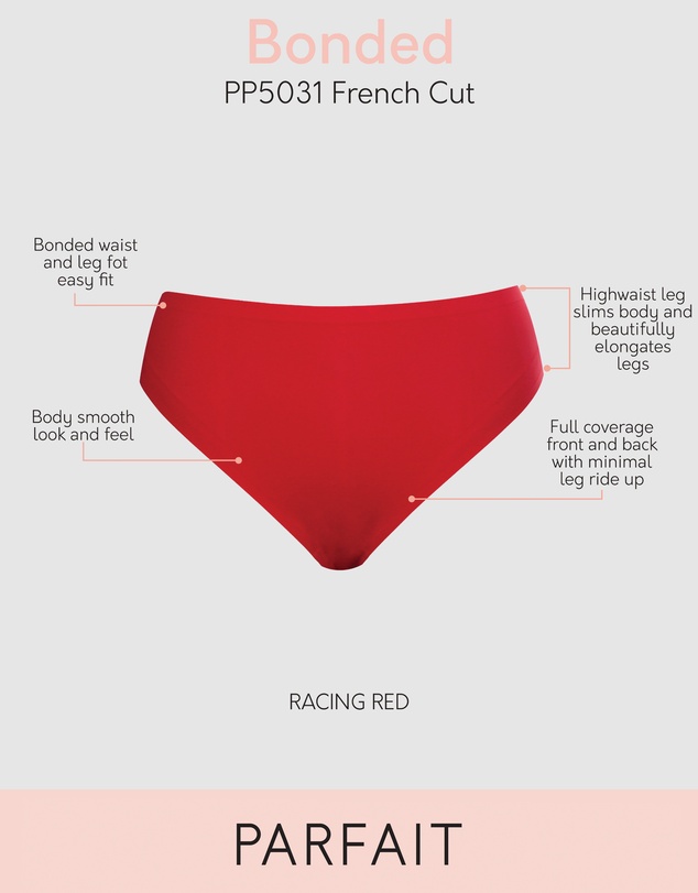 Parfait - Bonded High Cut Seamless High Waist Brief