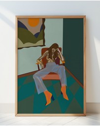 Olive et Oriel - KH Studio - Hester II by Karla Hyman Art Print