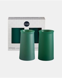 porter green - stegg | silicone unbreakable highball glasses