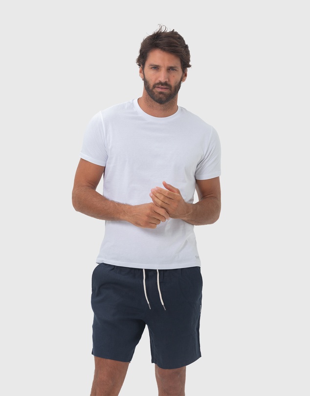 Coast Clothing - Linen Shorts - Navy