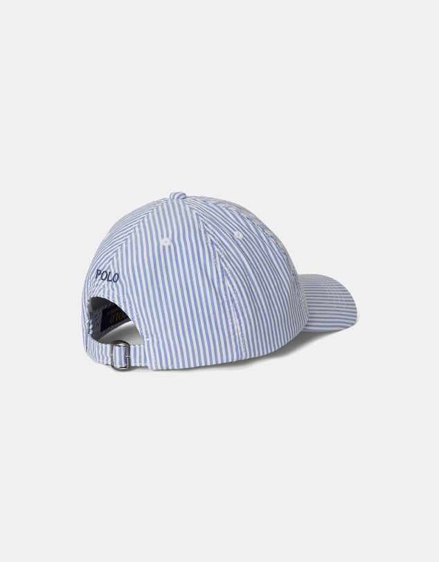 Polo Ralph Lauren - Striped Cotton Seersucker Ball Cap - Kids