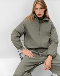 UNISON - Cotton Blend Bomber Jacket