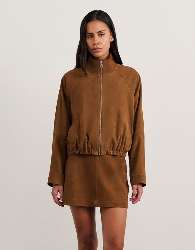 Jag - Ophelia Suede Bomber