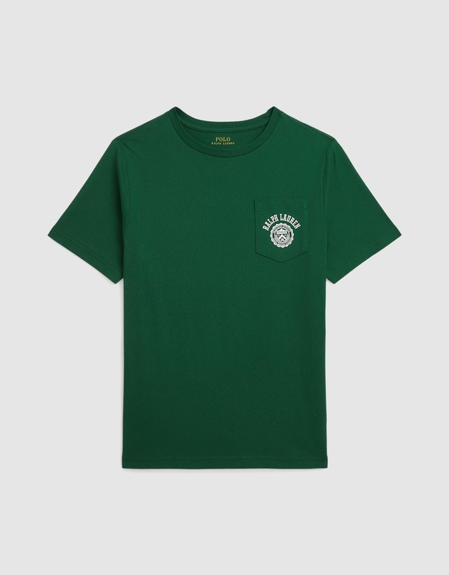 Polo Ralph Lauren - Logo Cotton Jersey Pocket Tee - ICONIC EXCLUSIVE - Kids
