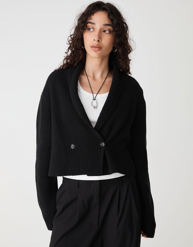 Forcast - Avery Shawl Collar Cardigan