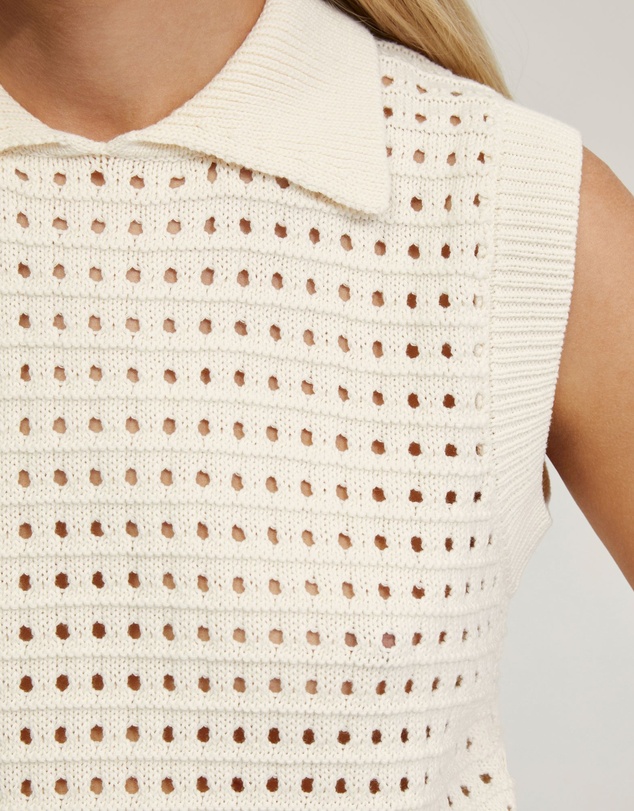 Oxford - Tory Cotton Knitted Vest