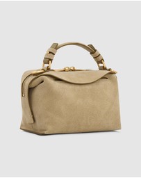 Oroton - Mica Mini Bowler Suede