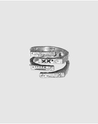 Haze & Glory - ICONIC EXCLUSIVE - Ring Signet Quadro in 925 Sterling Silver