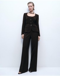 M.N.G - Sake Suit Jacket With Belt
