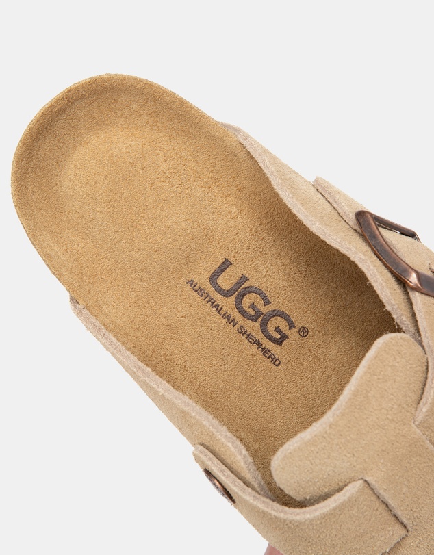 EVERAU - Australian Shepherd Ugg Berrin Platform Cow Suede Upper Loafer Oxfords Flats