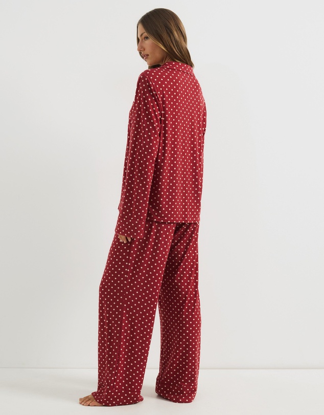 Atmos&Here - Evie Polka Dot Long Sleeve Pyjama Set