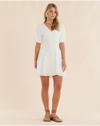 Amelius - Auguste Puff Sleeve Mini Dress