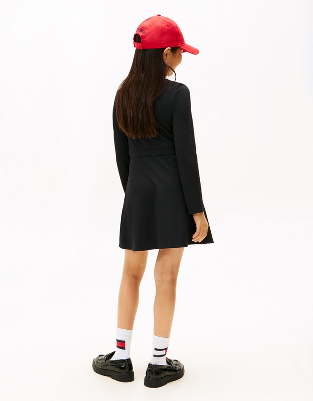 Tommy Hilfiger - Punto Long Sleeve Skater Dress - Teens
