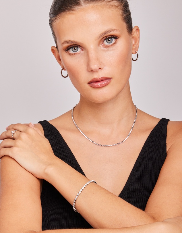 Zoe Olivia - Waterproof Classic Tennis Necklace