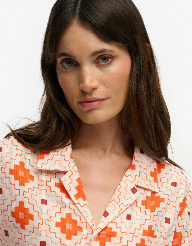 Superdry - Beach Printed Short Sleeve Shirt