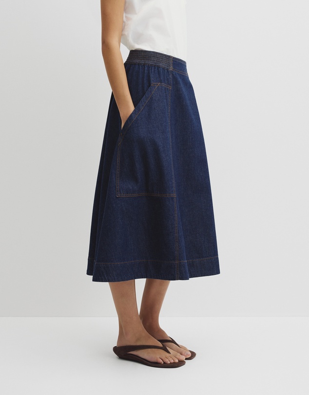 Country Road - Soft Denim Cargo Skirt