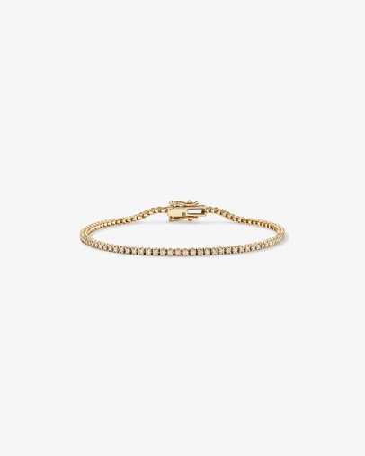 Michael Hill - 1.00 Carat TW Diamond Tennis Bracelet in 10kt Yellow Gold