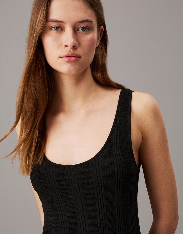Calvin Klein - Slim Lace Tank Dress