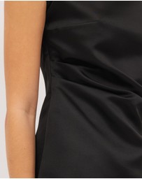 Calli - Marla Off-Shoulder Satin Top