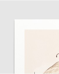 Olive et Oriel - Feuille D'or II Art Print