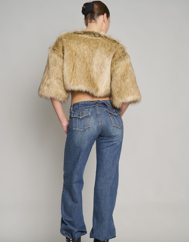 Love and Nostalgia - Little Fur Coat - Brown