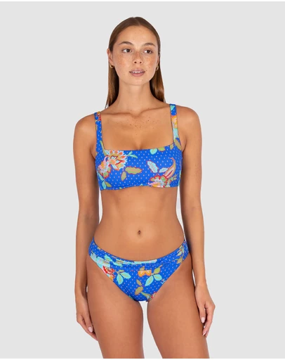 Baku Swimwear - Spice Temple Square Bralette Bikini Bra Top