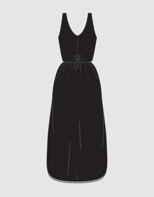 Miraclesuit Shapewear - Tali Sleeveless Knot Waist Shaping Dress With Pockets