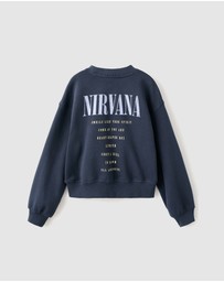 M.N.G - Nnirvana Sweatshirt - Kids-Teens