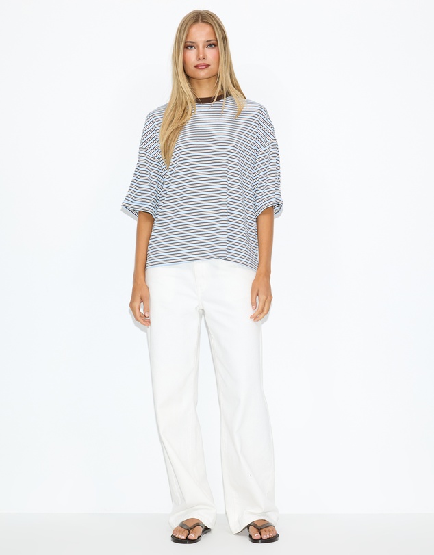 Dazie - Serve Stripe T-Shirt