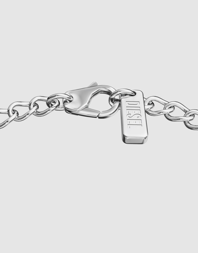 Diesel - D Logo Silver Bracelet