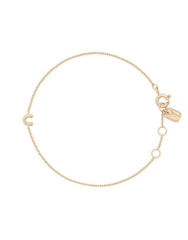 YCL  - Bubble Initial Bracelet C
