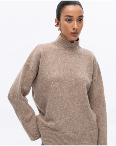 Minima Esenciales - Rae Merino Wool Silk Blend Jumper