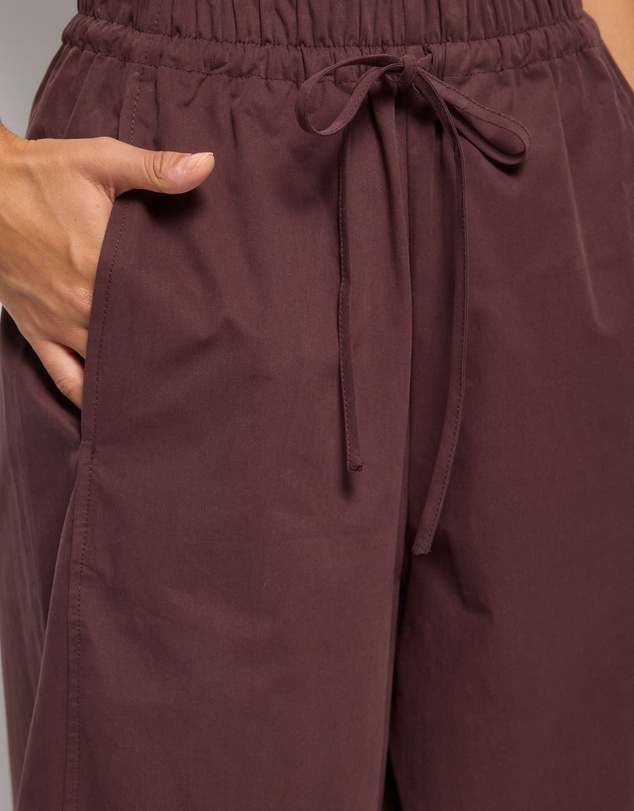 AERE - Cotton Barrel Leg Pants
