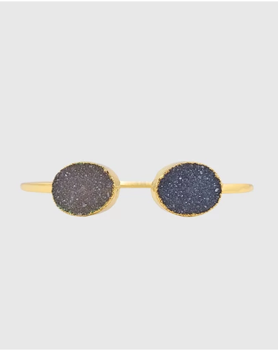 Miz Casa and Co - Duet Druzy Bracelet