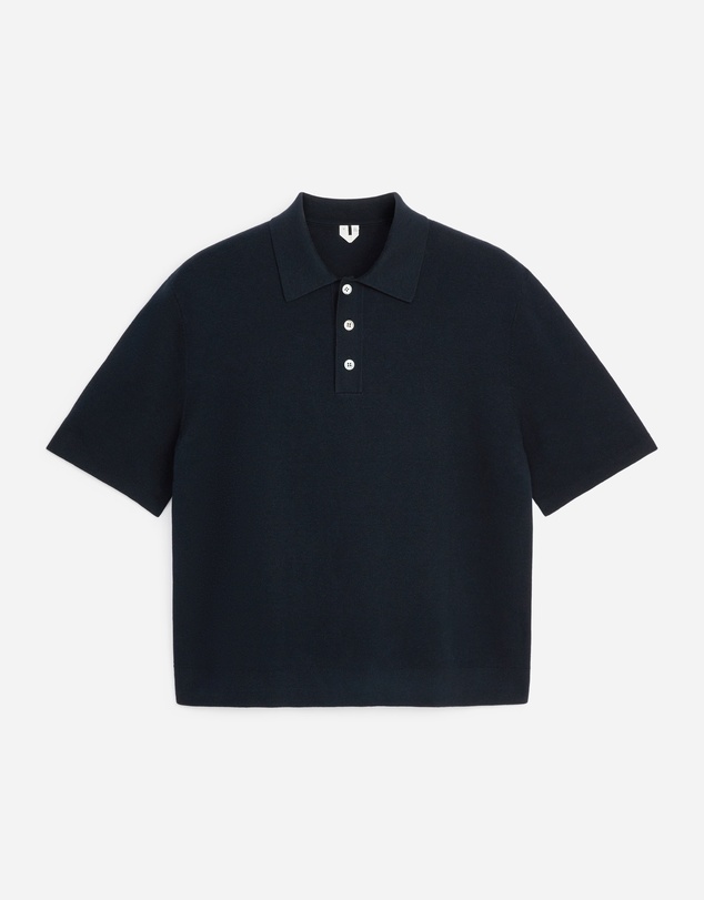 ARKET - Fine-Knit Polo Shirt