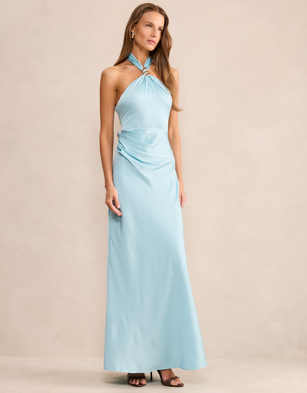 Forever New - Mariposa Halter Neck Maxi Dress