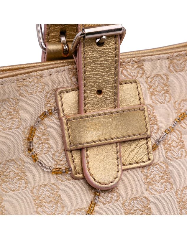 Pre-Loved by Azura Reborn - Pre-Loved Anagram Canvas Embroidered Tote