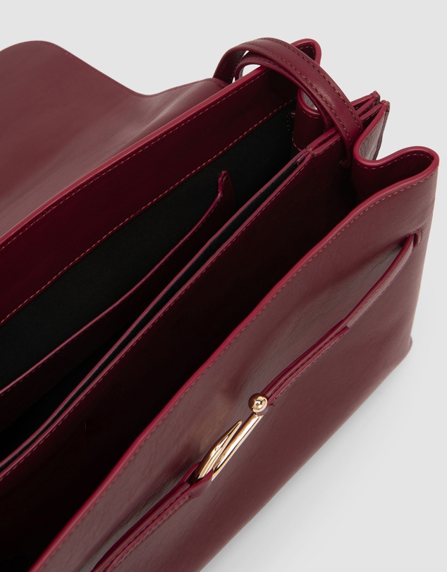 By Far - Cora Sour Cherry Lamb Nappa Leather Bag