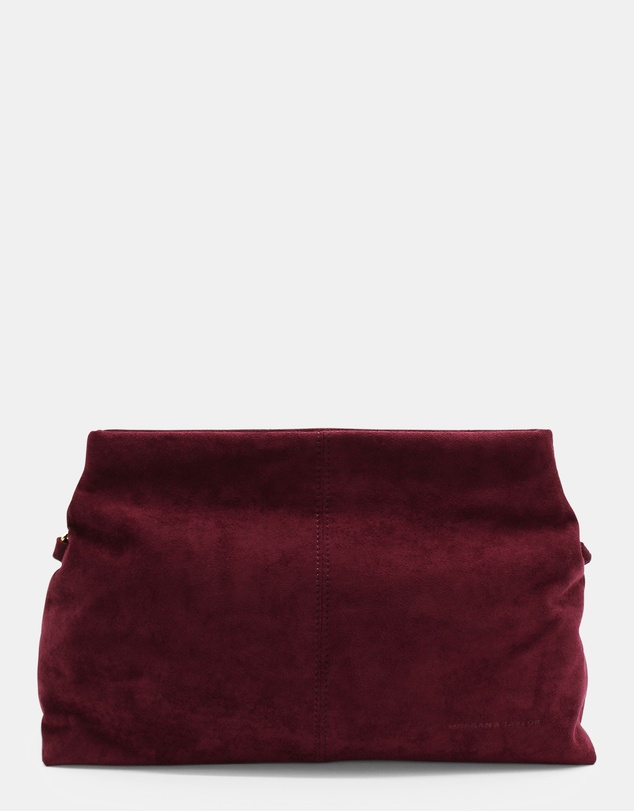 Morgan & Taylor - Beckett Clutch in Plum Purple